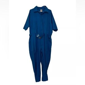 Vintage Blue Coveralls Jumpsuit By Sweet Company Size 50 Short